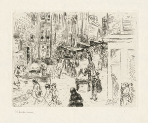 Los 8211 - Liebermann, Max - Die Judenstraße in Amsterdam - 0 - thumb