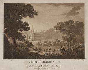 Lot 5280, Auction  115, Haldenwang, Christian, Die Heideburg unweit Dessau