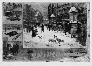 Lot 5341, Auction  115, Buhot, Félix, L´hiver de 1879 à Paris