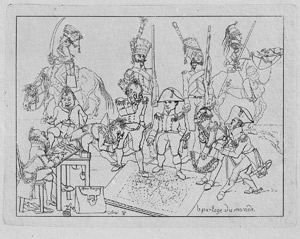 Lot 5382, Auction  115, Schadow, Johann Gottfried, Vier Satiren auf Napoleon
