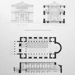Los 909 - Schinkel, Karl Friedrich - Sammlung Architektonischer Entwürfe. Berlin, Ernst und Korn, 1858 - 0 - thumb