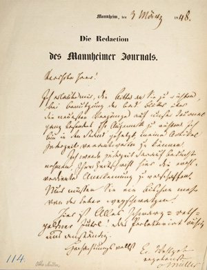 Los 2039 - Müller, Otto - Brief zur Revolution - 0 - thumb