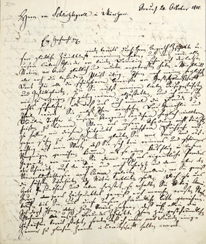 Los 2046 - Sauerländer, Heinrich Remigius - Brief an Friedrich von Schlichtegroll. 1815 - 0 - thumb