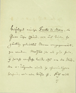 Los 2057 - Ungern-Sternberg, Alexander von - Billet an ein Fräulein Seidler. (Wohl um 1840) - 0 - thumb