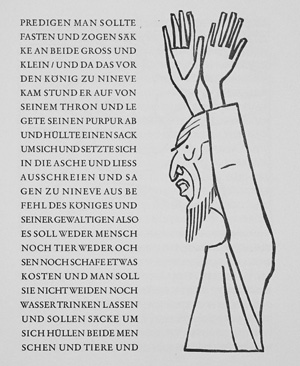 Los 3130 - Jona und Grillen-Presse - Illustr. - Mit 9 Holzschnitten von Gerhard Marcks - 0 - thumb