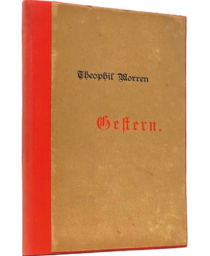 Lot 3155, Auction  125, Hofmannsthal, Hugo von, Gestern. Studie in einem Akt, in Reimen. Leipzig, J. Klinkhardt, 1892