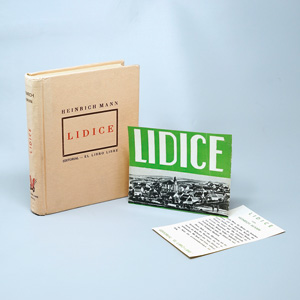 Lot 3234, Auction  125, Mann, Heinrich, Lidice. Mexico, El Libro Libre, 1943. - Erste Ausgabe mit fragm. Schutzumschlag