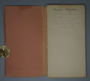 Los 3256 - Morgenstern, Christian - In Phanta’s Schloss. Berlin, Richard Taendler, 1895. - Widmungsexemplar. Beigaben - 1 - thumb