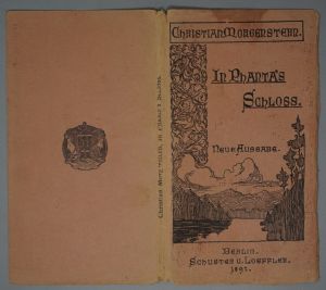 Los 3256 - Morgenstern, Christian - In Phanta’s Schloss. Berlin, Richard Taendler, 1895. - Widmungsexemplar. Beigaben - 3 - thumb