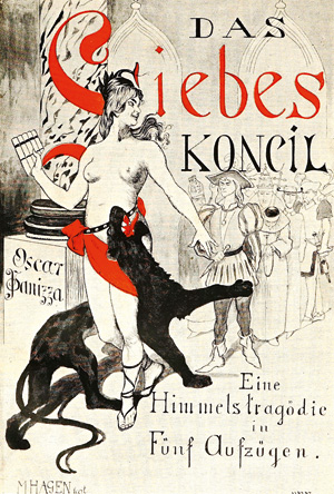 Lot 3280, Auction  125, Panizza, Oskar, Das Liebeskonzil. Zürich, Verlags-Magazin (J. Schabelitz), 1895