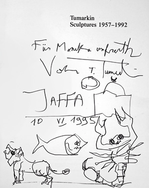 Los 3376 - Tumarkin, Igael - Sculptures 1957-1992. - Mit Originalzeichnung und Widmung - 0 - thumb
