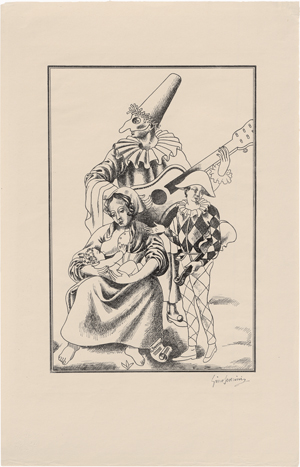 Los 7137 - Severini, Gino - Die Familie des Harlekin - 0 - thumb