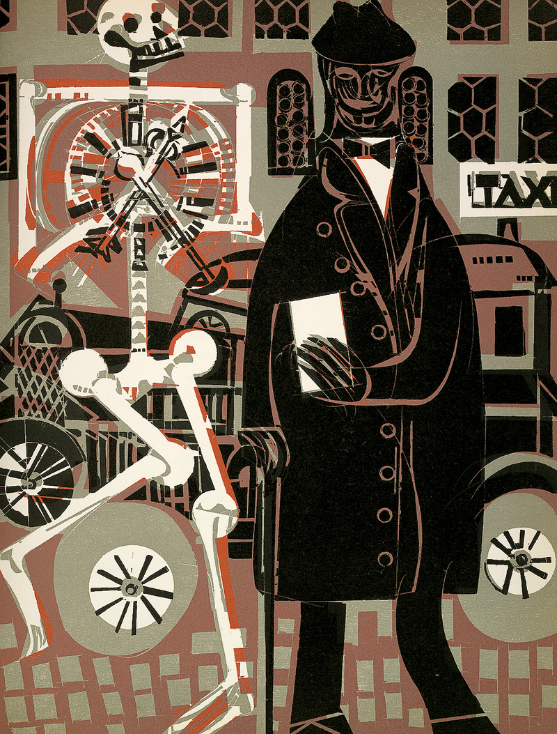 Lot 3128, Auction  125, Grieshaber, HAP, Der Totentanz von Basel. Dresden, Verlag der Kunst, 1966. - Mit 40 Farbholzschnitten