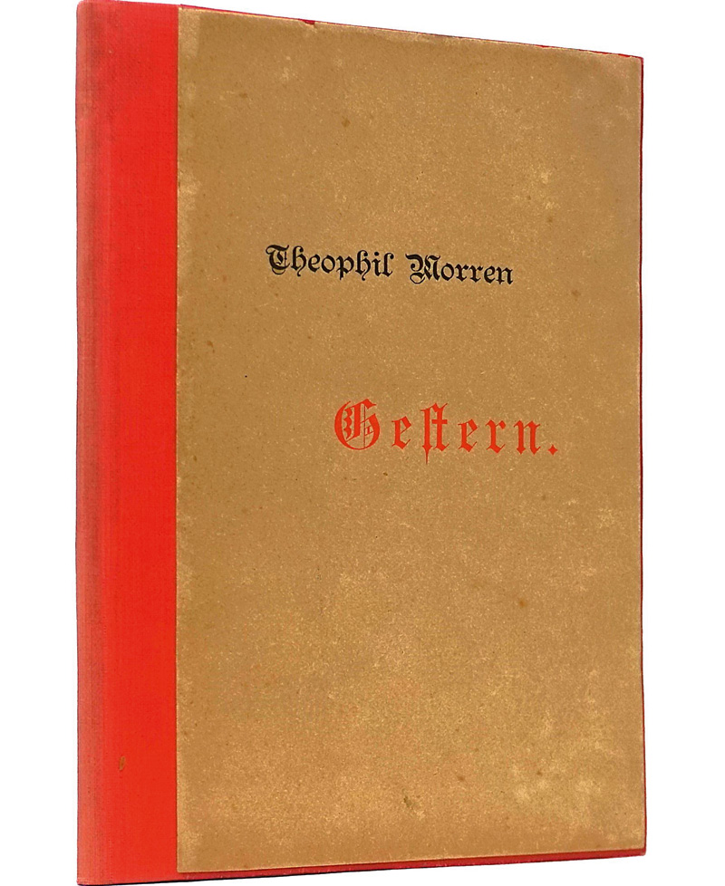 Lot 3155, Auction  125, Hofmannsthal, Hugo von, Gestern. Studie in einem Akt, in Reimen. Leipzig, J. Klinkhardt, 1892
