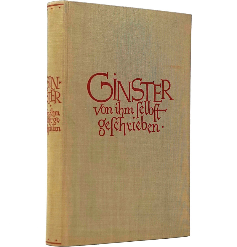 Lot 3204, Auction  125, Kracauer, Siegfried, Ginster - von ihm selbst geschrieben. Berlin, Fischer, 1928