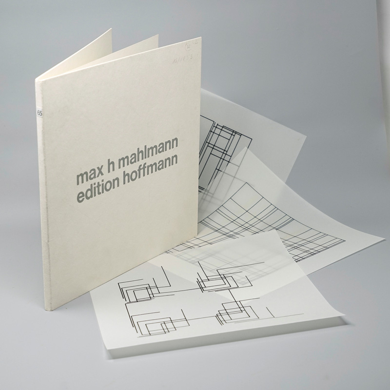 Lot 3229, Auction  125, Mahlmann, Max H., Serielle einheit zentral. Edition Hoffmann 1975. - Mit 3 signierten Serigraphien. 100 Exemplare