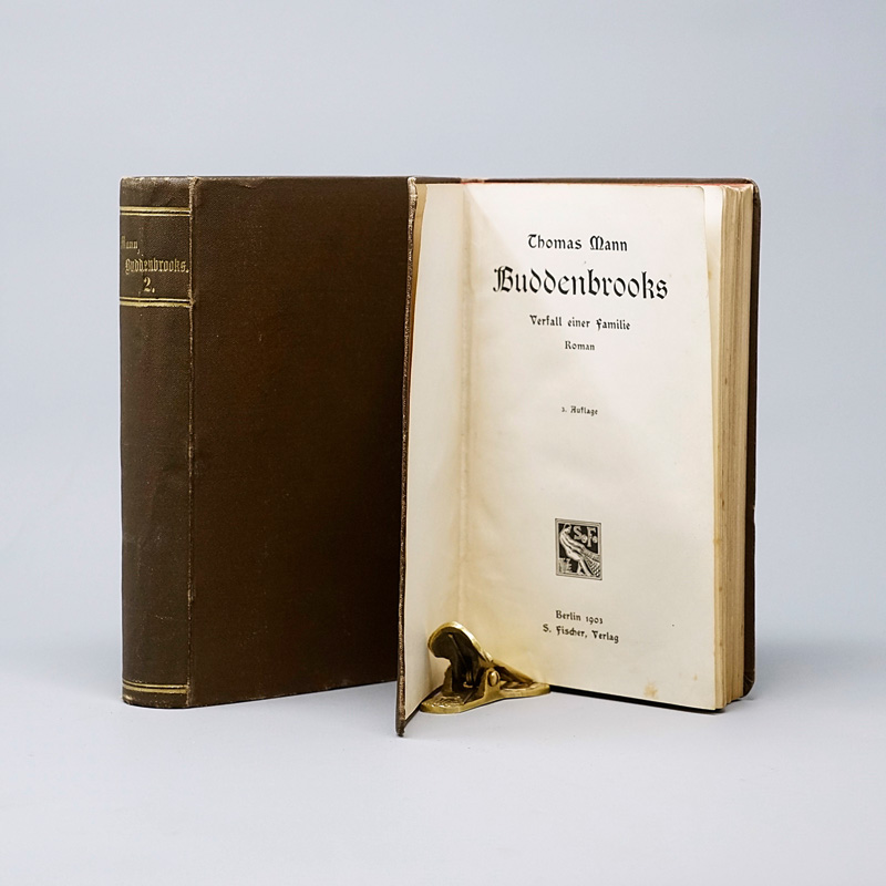 Lot 3237, Auction  125, Mann, Thomas, Buddenbrooks. Berlin, S.Fischer, 1903