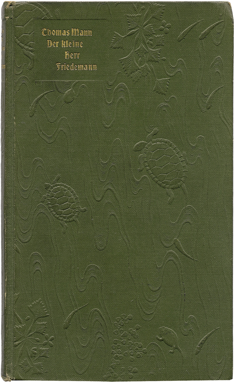 Lot 3238, Auction  125, Mann, Thomas, Der kleine Herr Friedemann. Novellen. Berlin, S. Fischer, 1898. - Erste Ausgabe der ersten Buchveröffentlichung