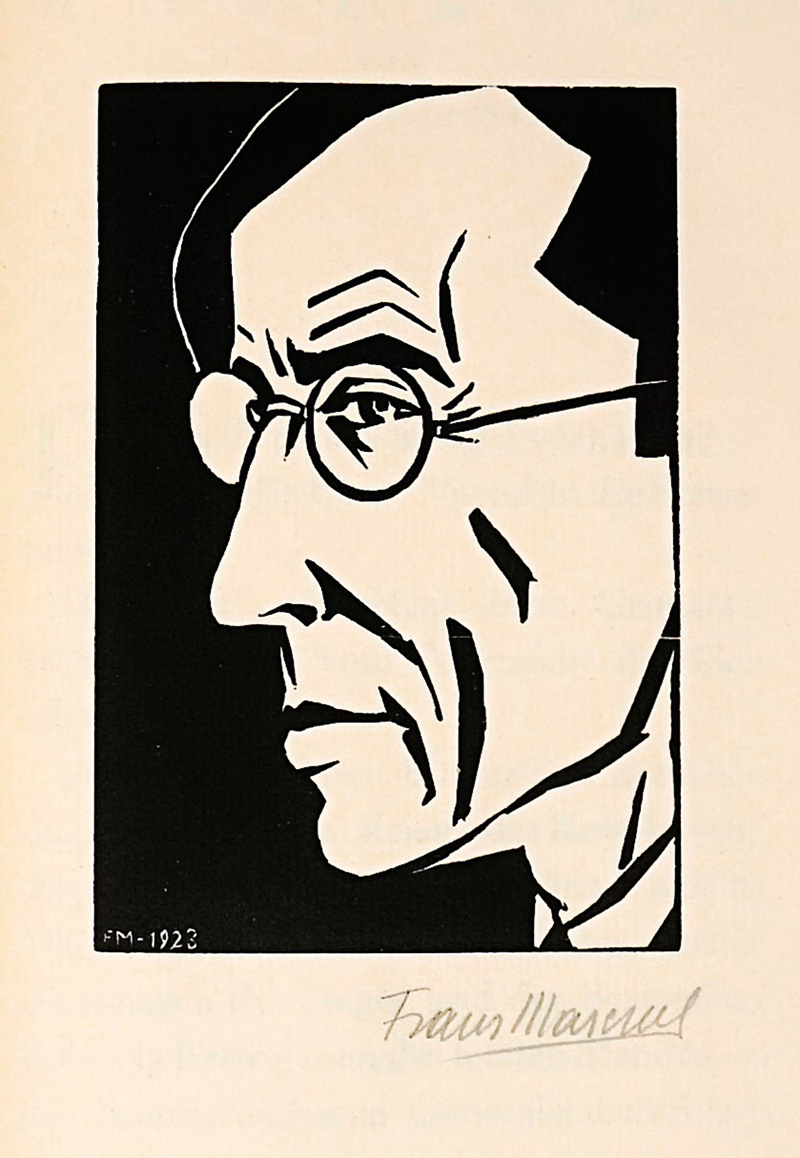 Lot 3242, Auction  125, Holitscher, Arthur und Masereel, Frans, Frans Masereel. Berlin, Juncker, 1923. - Vorzugsausgabe mit signiertem Holzschnitt