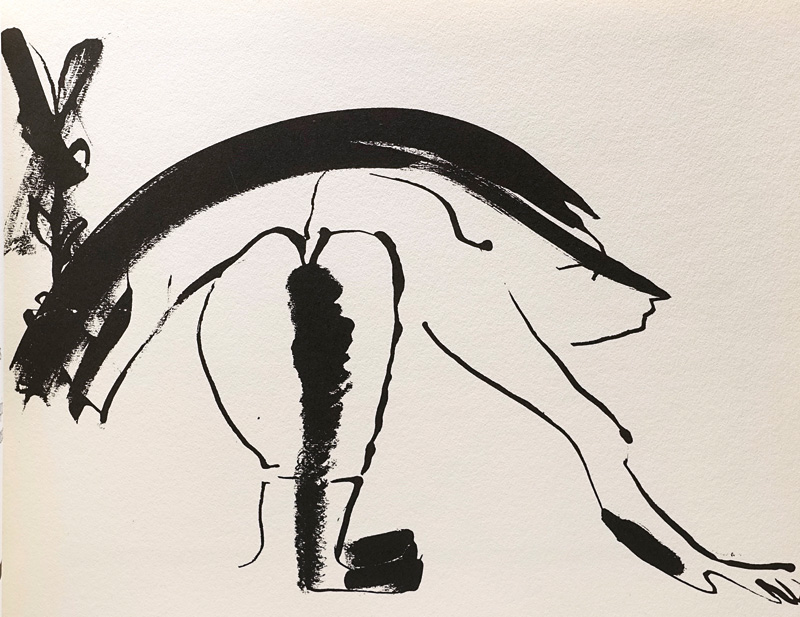 Lot 3247, Auction  125, Mayröcker, Friederike, Heisze Hunde. Pfaffenweiler 1977. - Mit 6 Lithographien von E. Jandl. 500 Exemplare