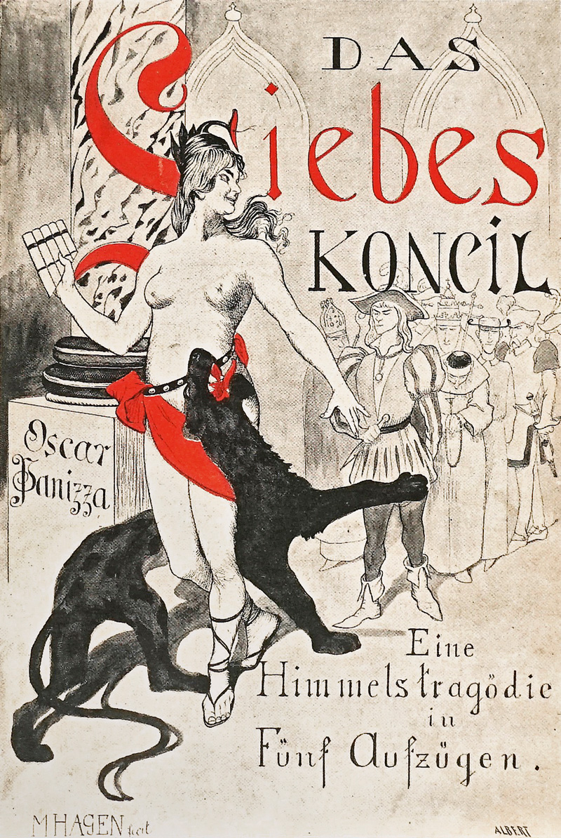 Lot 3279, Auction  125, Panizza, Oskar, Das Liebeskonzil. Zürich, Verlags-Magazin J. Schabelitz, 1895