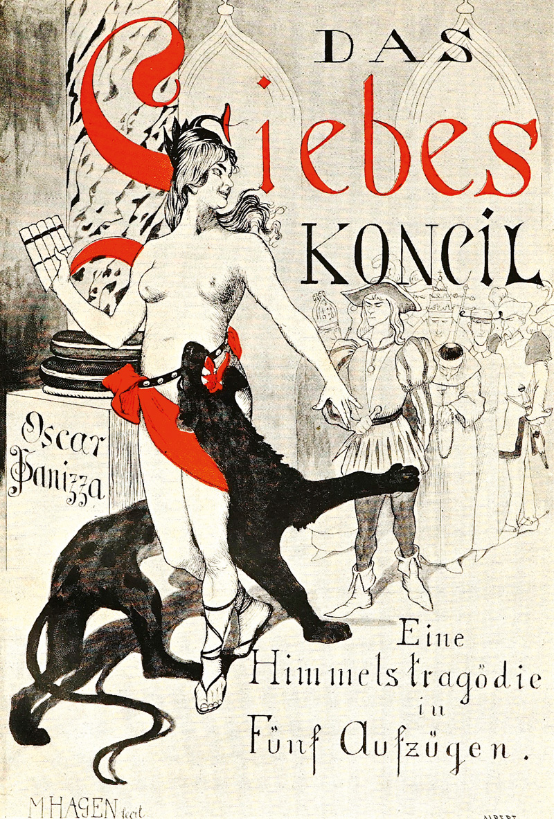 Lot 3280, Auction  125, Panizza, Oskar, Das Liebeskonzil. Zürich, Verlags-Magazin (J. Schabelitz), 1895