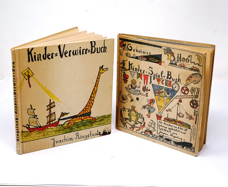 Lot 3305, Auction  125, Ringelnatz, Joachim, Geheimes Kinder-Spiel-Buch. Potsdam, Gustav Kiepenheuer, 1924. - Mit Beigabe