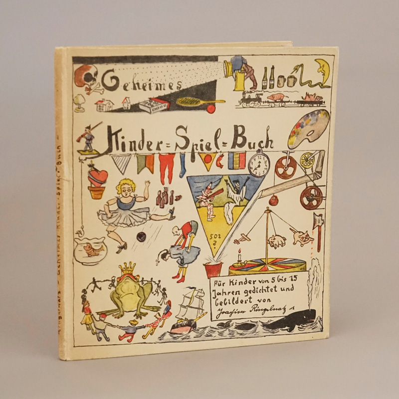 Lot 3306, Auction  125, Ringelnatz, Joachim, Geheimes Kinder-Spiel-Buch. Potsdam, Gustav Kiepenheuer, 1924. - Erste Ausgabe