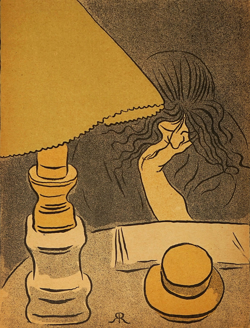 Lot 3310, Auction  125, Revue blanche, La und Rippl-Rónai, Jozsef - Illustr., Tome VII. No. 34. Août 1894