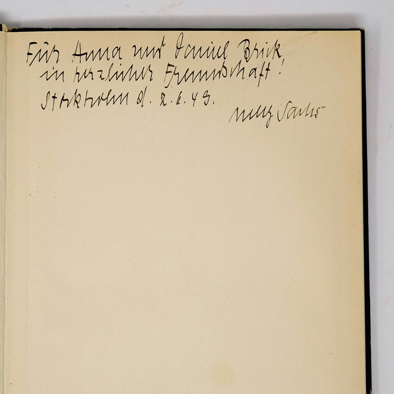 Lot 3319, Auction  125, Sachs, Nelly, Sternverdunkelung. Gedicht. Amsterdam, Bermann-Fischer, 1949. - Widmungsexemplar