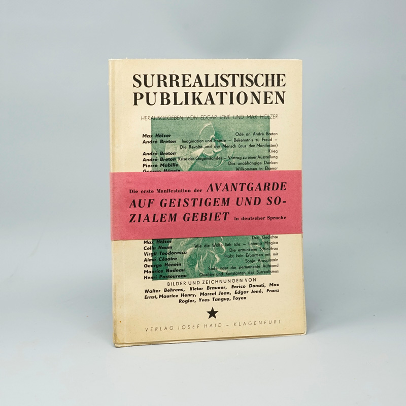 Lot 3365, Auction  125, Surrealistische Publikationen, Hrsg. von E. Jené und M. Hölzer. Bd 1. Klagenfurt, Haid, 1950 