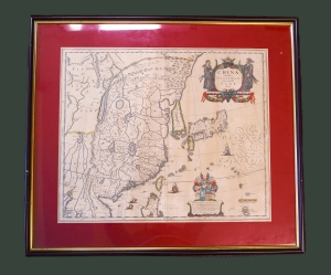 Los 37 - Blaeu, Johannes - China veteribus sinaru regio nunc incolis tame dicta. Amsterdam um 1640 - 2 - thumb
