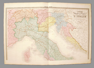 Los 73 - Andriveau-Goujon, Eugene - Carte de Physique & routière de l'Italie - 0 - thumb