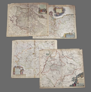 Los 94 - Danckerts, Justus - Sammlung von 54 grenzkolorierten Kupferstichkarten - 8 - thumb