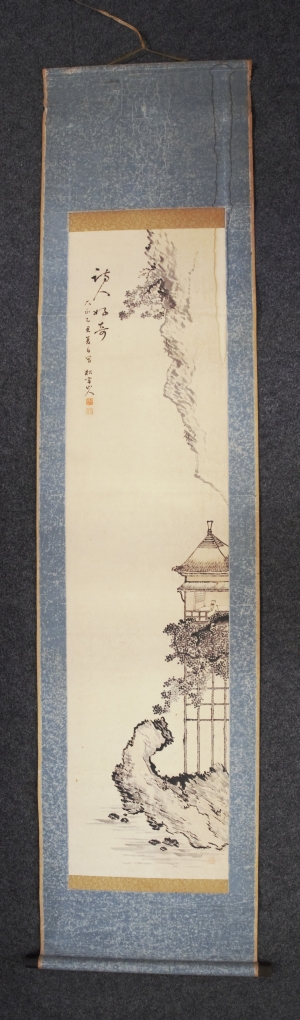 Los 660 - Landschaftsmalerei - 4 Kakemono-Rollbilder mit Berglandschaften - 1 - thumb