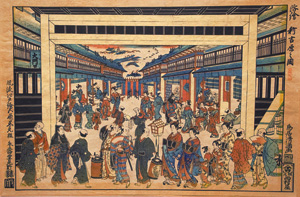 Lot 678, Auction  126, Torii, Kiyomitsu, Straßenszene