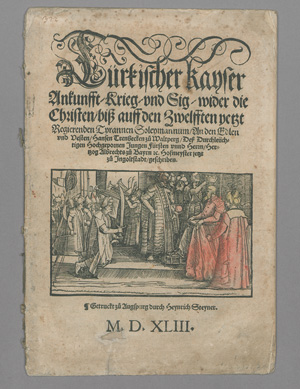 Los 1196 - Traut, Veit - Ankunfft-Krieg- und Sig-wider die Christen - 0 - thumb