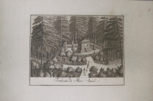 Los 1244 - Karl, Johann Friedrich - Vüe et prospect, des differentes parties du parc, près du Château de Freudenhain appartenant à S. E. le cardinal, et prince regnant de Passau - 3 - thumb