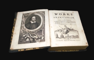 Los 2106 - Shakespeare, William - The works in six volumes. Oxford, Theater, 1744. - Vollständige Reihe mit den Vorworten von A. Pope und N. Rowe - 2 - thumb