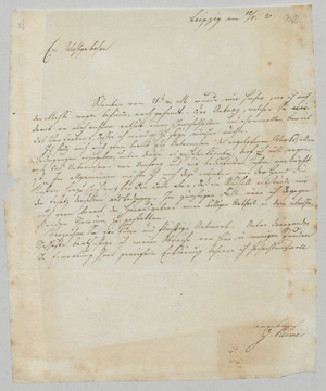 Los 2537 - Reimer, Georg - 2 eigenhändige Briefe an Wilhelm Dorow in Bonn. 1820-1821 - 0 - thumb