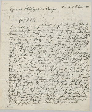 Los 2539 - Sauerländer, Heinrich Remigius - Brief an Friedrich von Schlichtegroll in München. 1815 - 0 - thumb