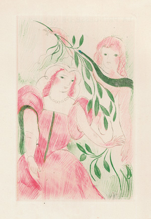 Los 3296 - La Fayette, M. M. Comtesse de und Laurencin, Marie - Illustr. - La Princesse de Clèves - 0 - thumb