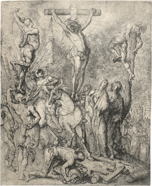Lot 5059, Auction  126, Castiglione, Giovanni Benedetto - zugeschrieben, Der Kalvarienberg