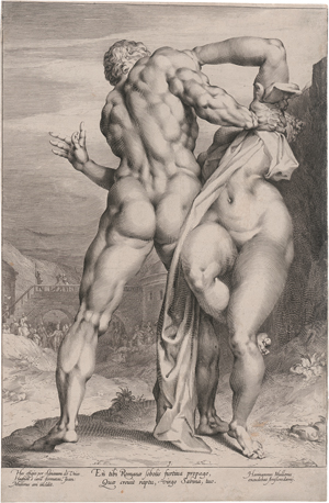 Los 5177 - Muller, Jan Harmensz. - Der Raub einer Sabinerin, Rückenansicht - 0 - thumb