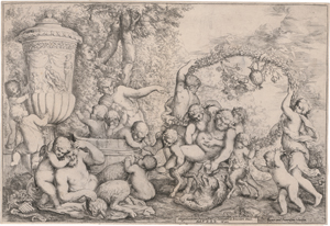 Lot 5190, Auction  126, Podestà, Giovanni Andrea, Zwei Bachanale