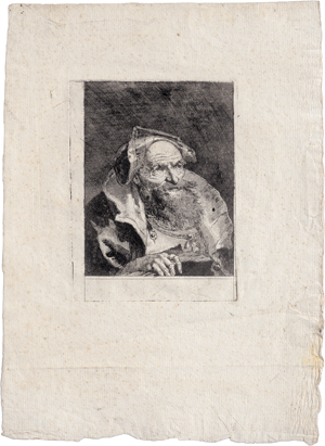 Lot 5335, Auction  126, Tiepolo, Giovanni Domenico, Alter Mann mit Buch