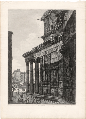 Lot 5410, Auction  126, Rossini, Luigi, Zwölf Ansichten aus Rom