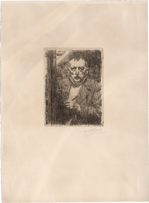 Lot 5415, Auction  126, Zorn, Anders, Selbstbildnis 1911