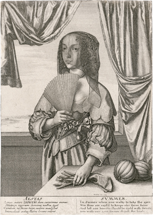 Lot 5596, Auction  126, Hollar, Wenzel, Allegorie des Sommers