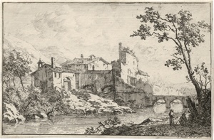 Lot 5697, Auction  126, Smees, Jan, Die Gehöftruine am Wasser